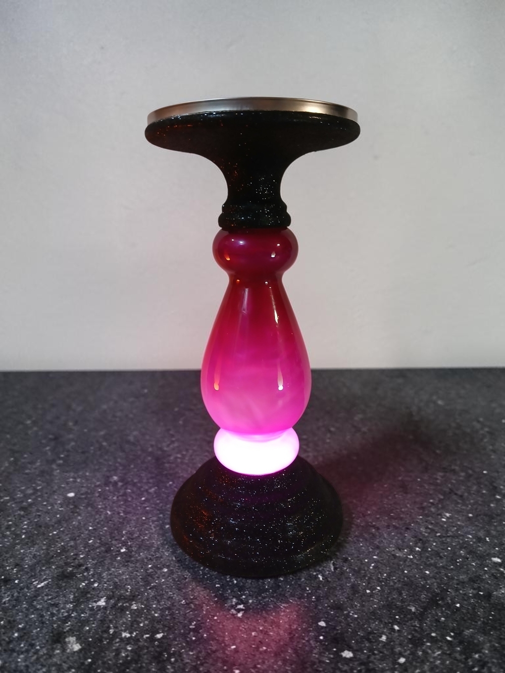 Decorative Pink Accent Lamp Candle Holder